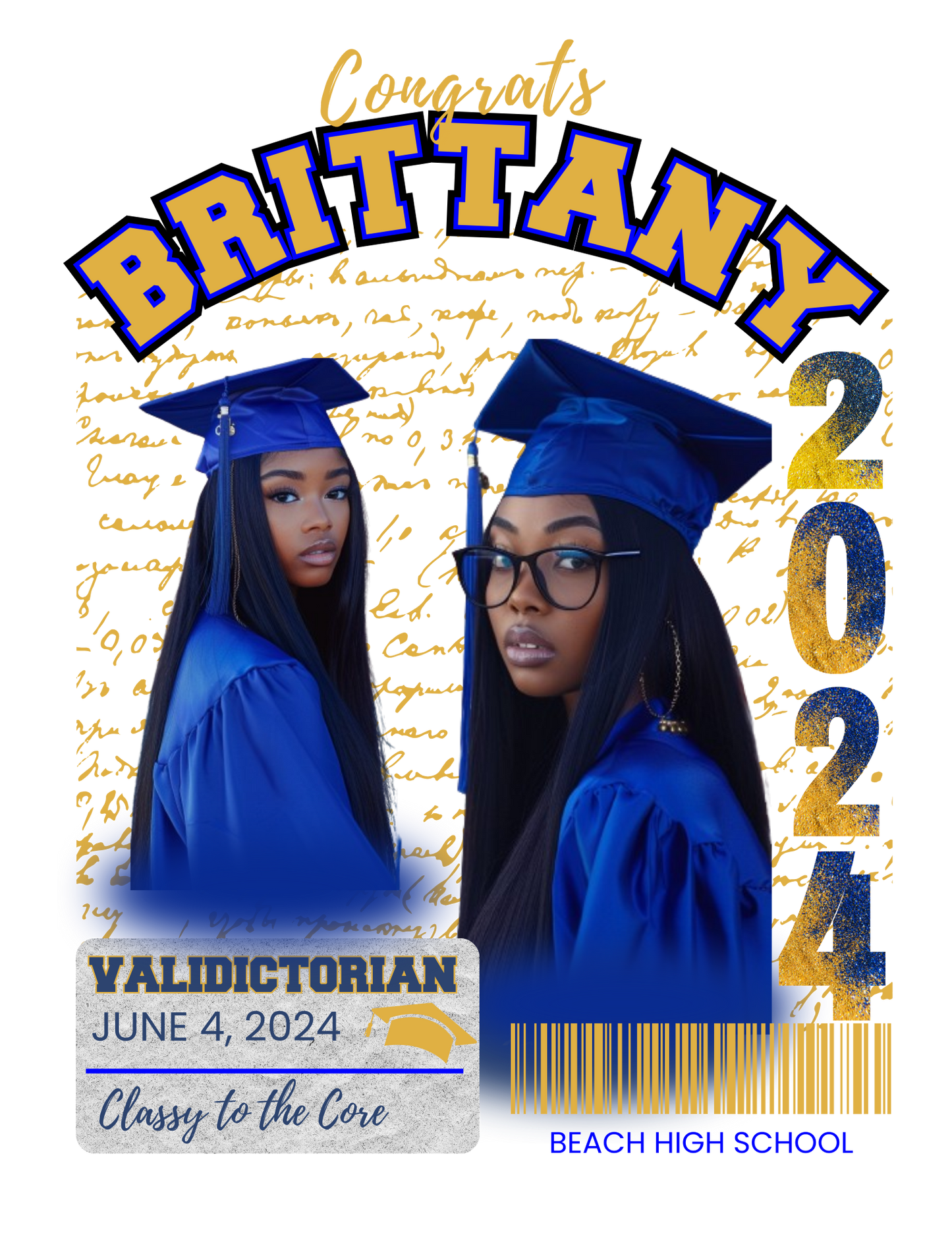 SENIOR GRAD DESIGNS TEMPLATE BUNDLE