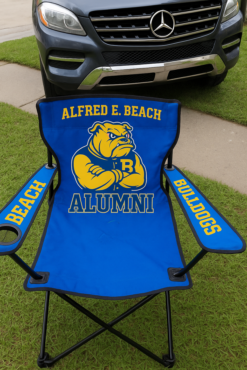 CUSTOM BULLDOGS CHAIR