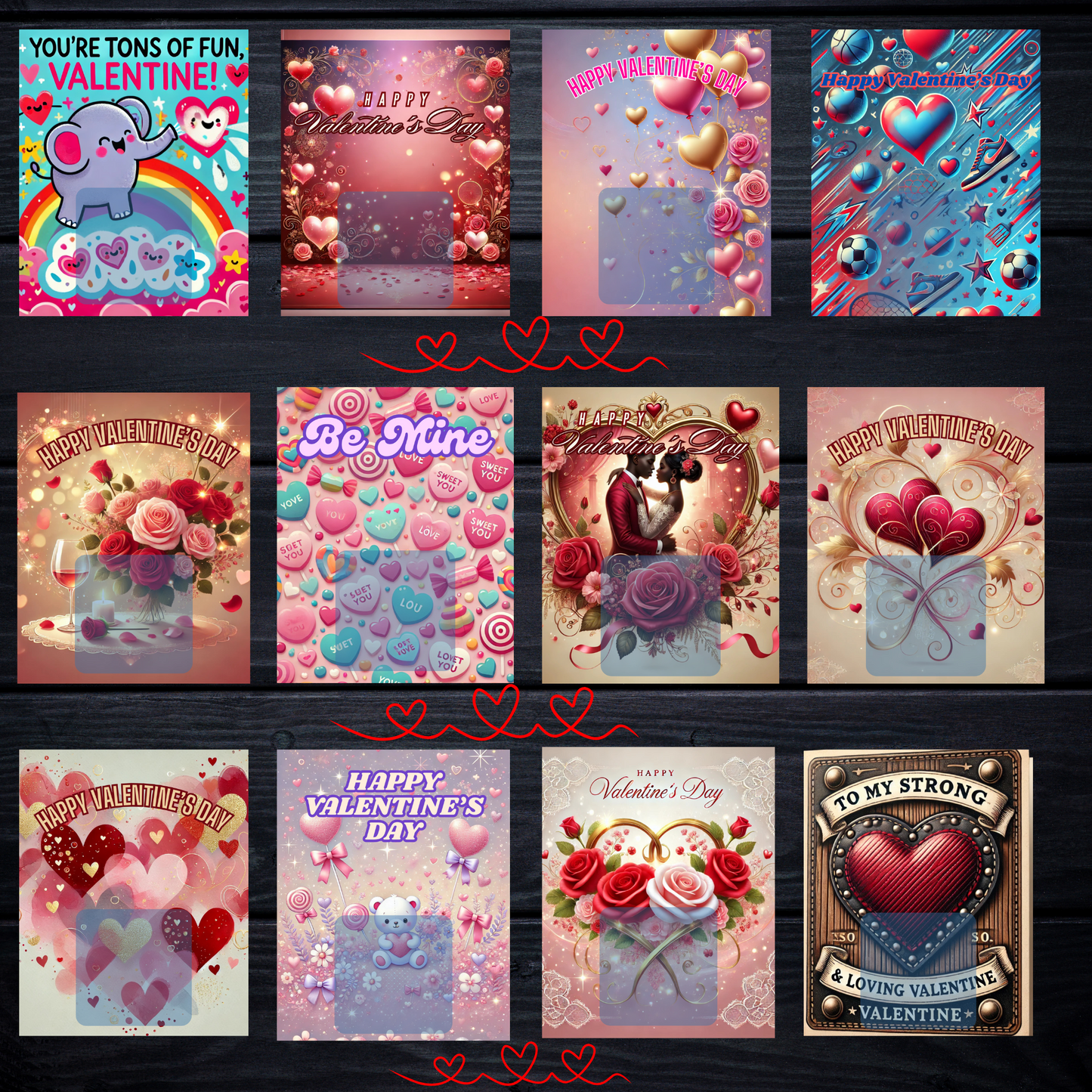 JUMBO VALENTINE'S DAY CARD BUNDLE 2