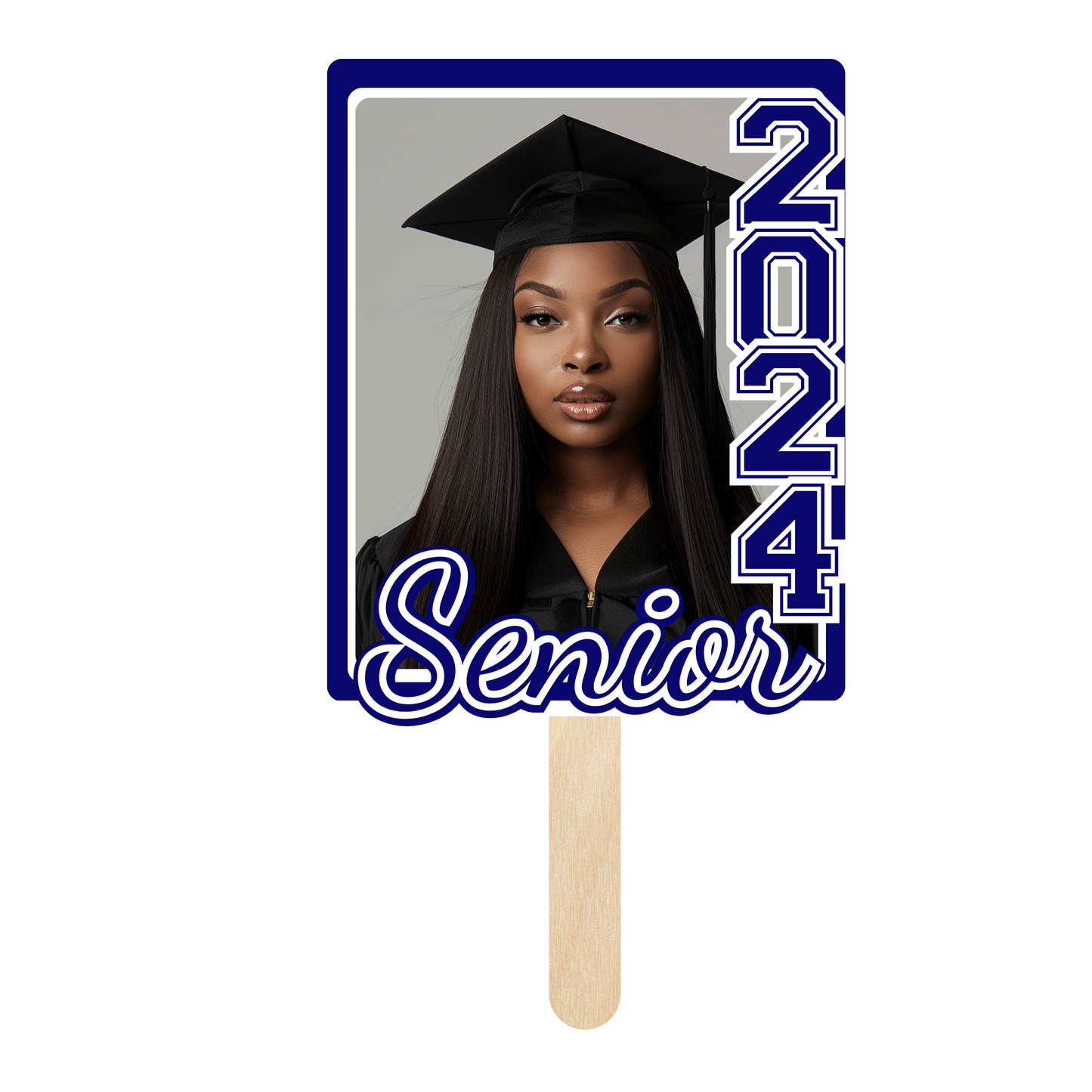 SINGLE 2024 GRAD FAN TEMPLATE