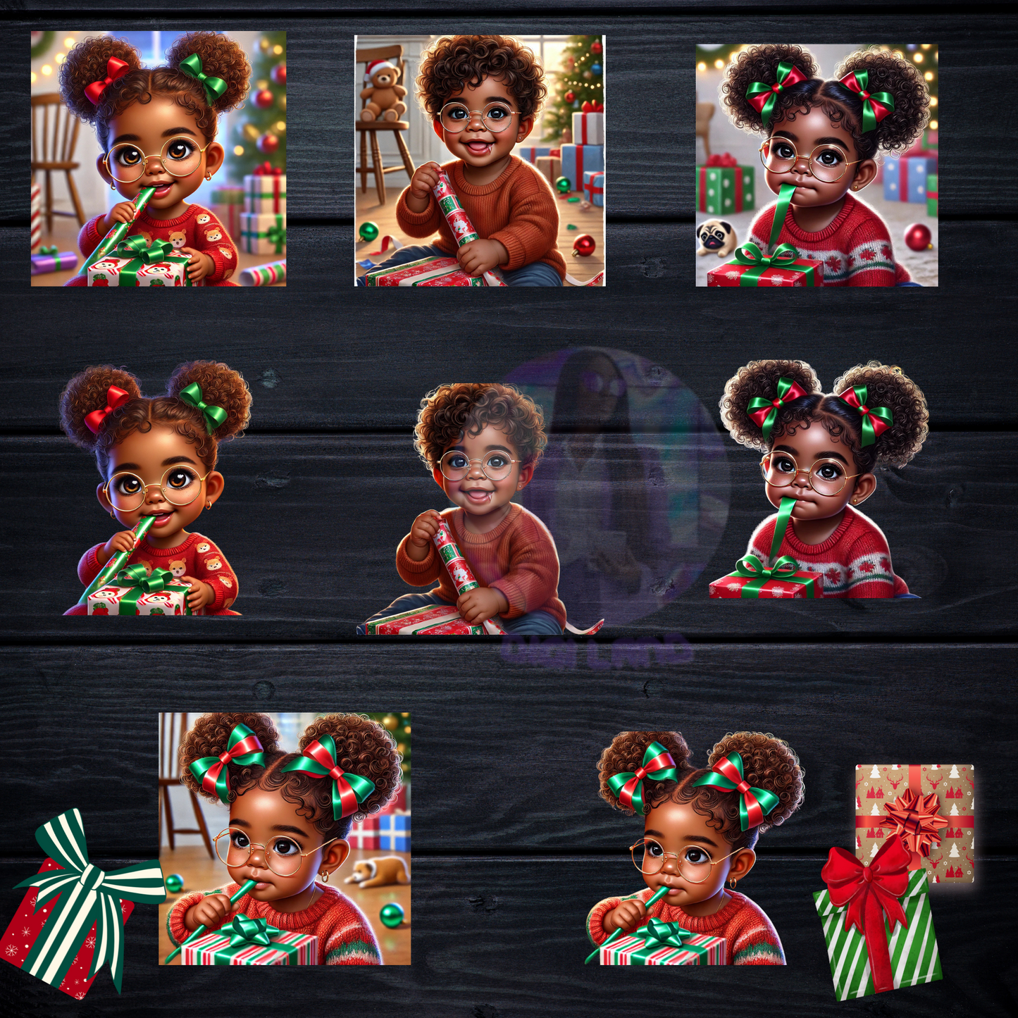 Toddler Wrapping Paper Designs