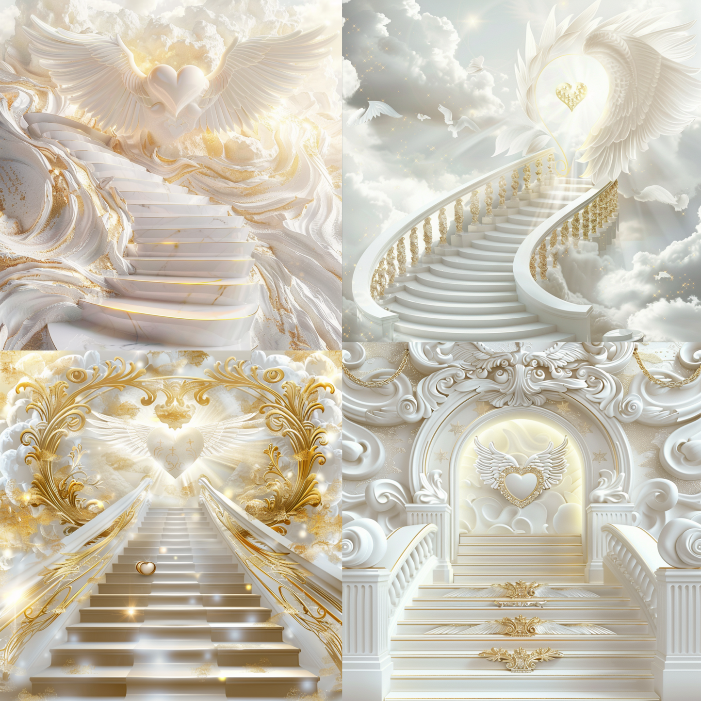 WHITE & GOLD MEMORIAL BACKGROUND