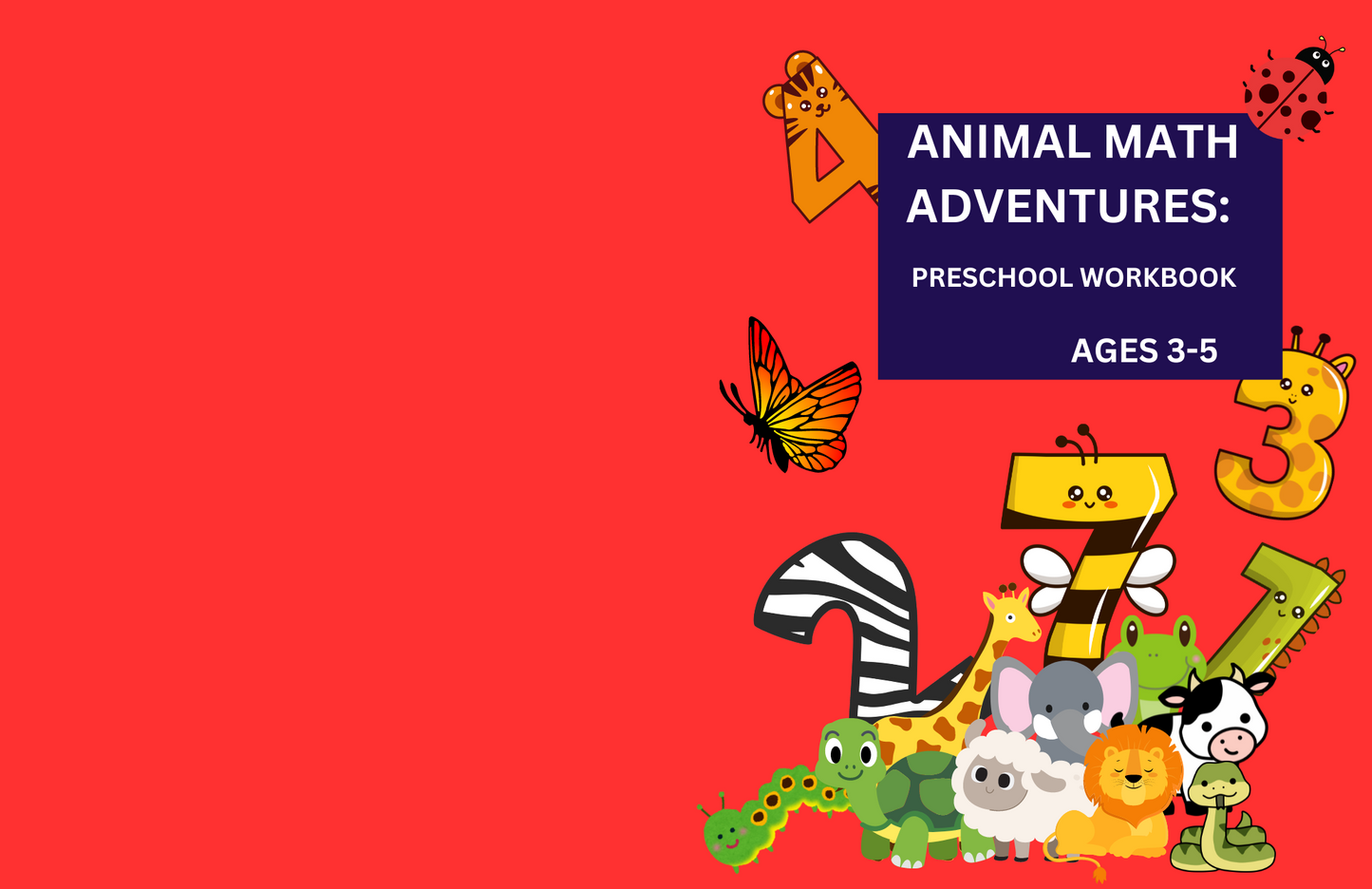 Animal Math Adventures: Preschool Workbook
