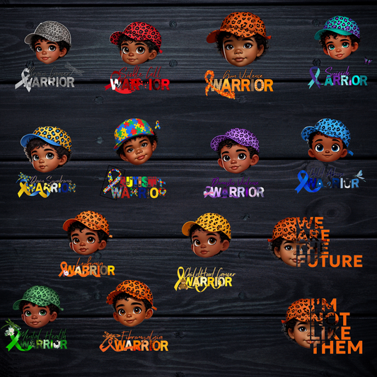 14 BOY CHILD AWARENESS DESIGNS