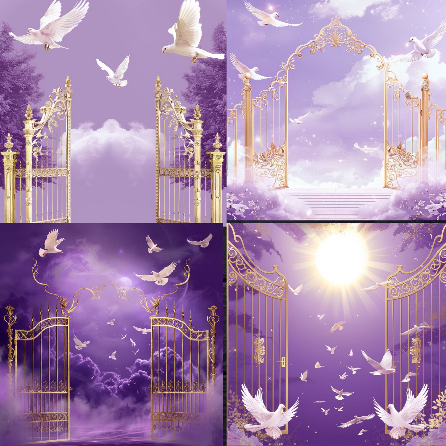 PURPLE MEMORIAL DESIGNS