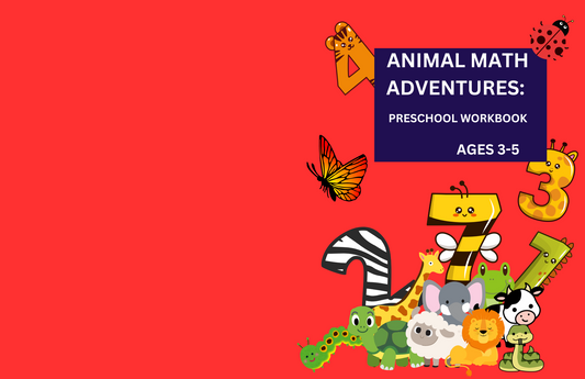 Animal Math Adventures: Preschool Workbook